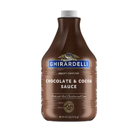 Representative Candy & Snacks product: Ghirardelli - Sweet Ground Chocolate & Cocoa Sauce, Pump Bottle - 87.3oz/6 pack